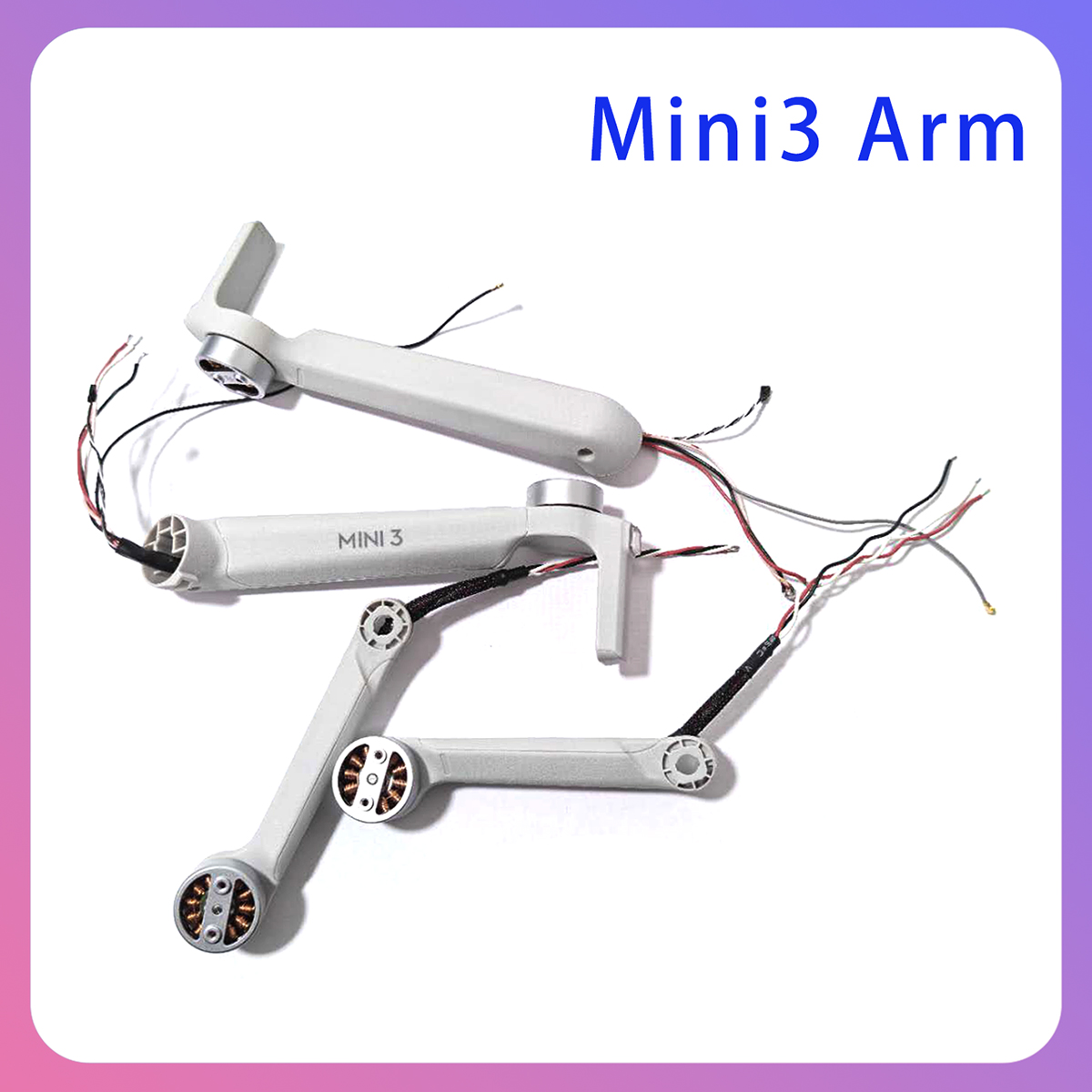 Drone Arm - Original Mini3 front, rear, left, and