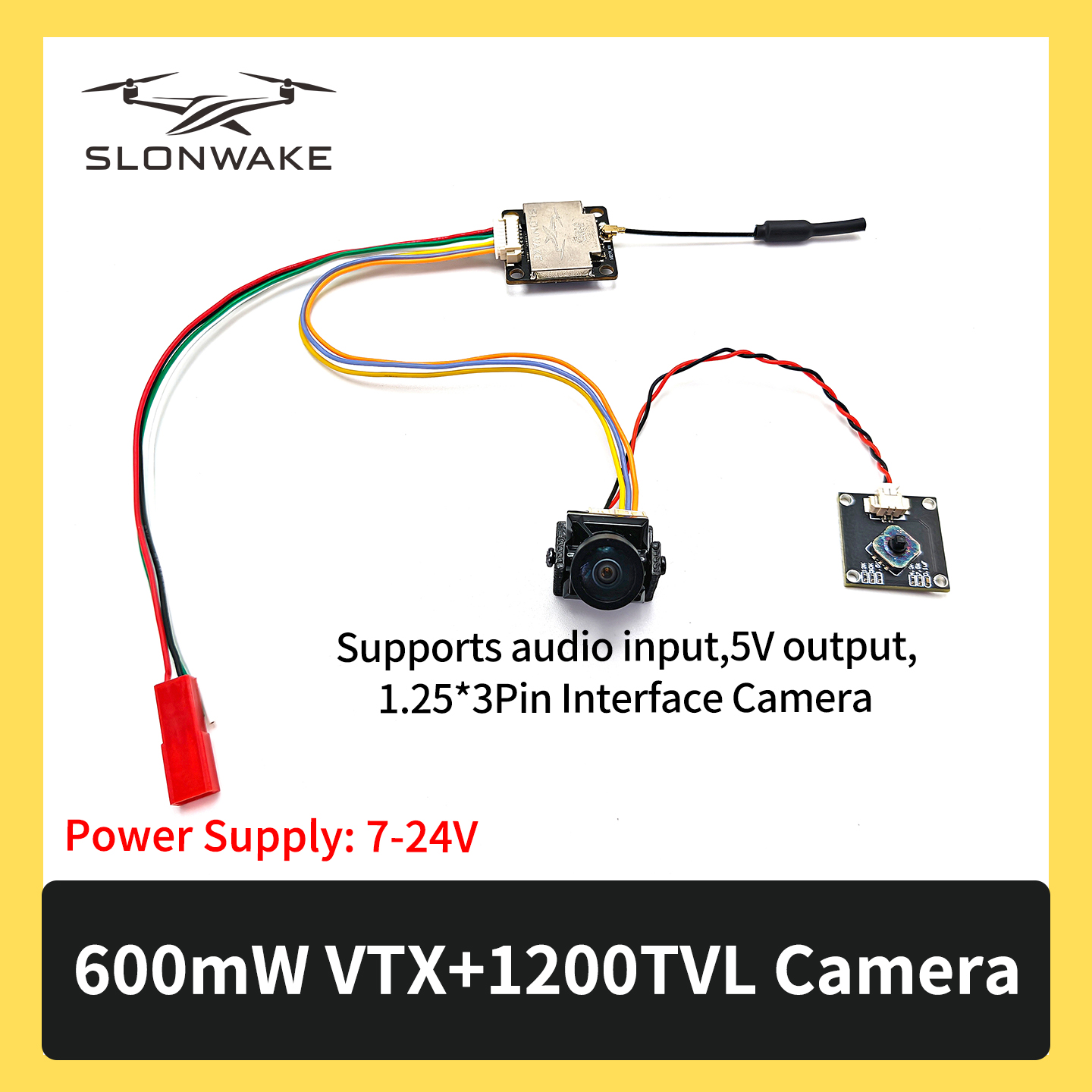 SLONWAKE 5.8G 600mW 7-24V FPV  - Drone Transmitter review and price