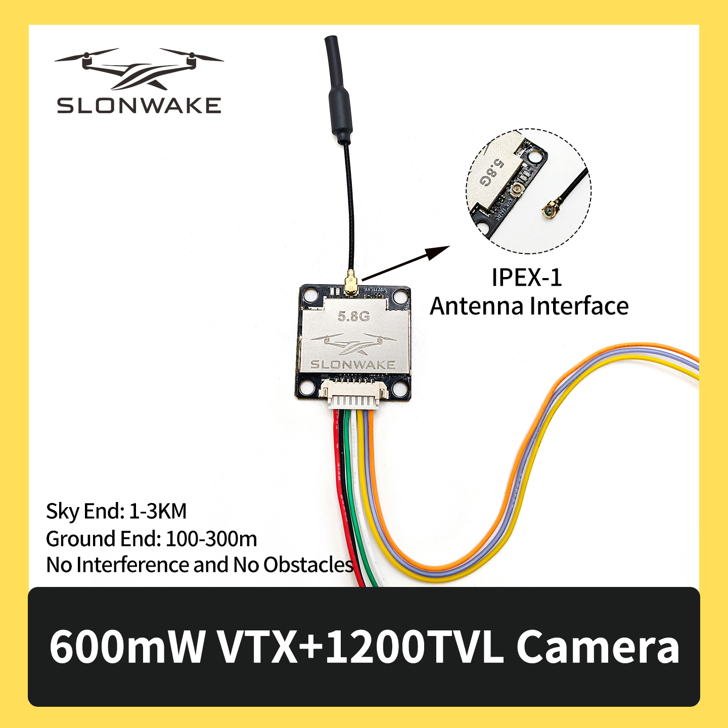 SLONWAKE 5.8G 600mW 7-24V FPV  - Drone Transmitter review and price