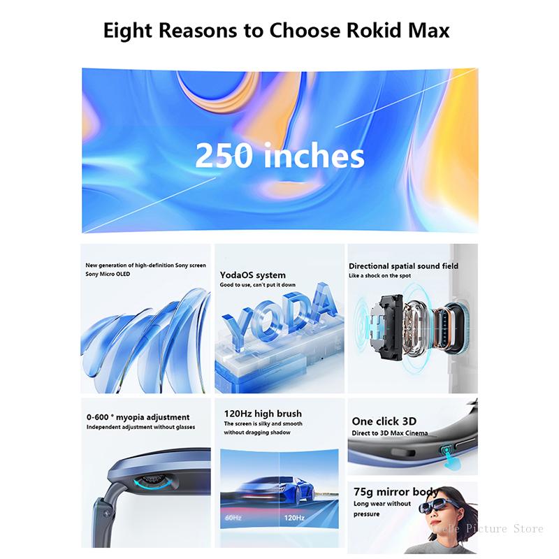 Rokid Max AR 3D Smart Glasses  - Drone Gimbal review and price