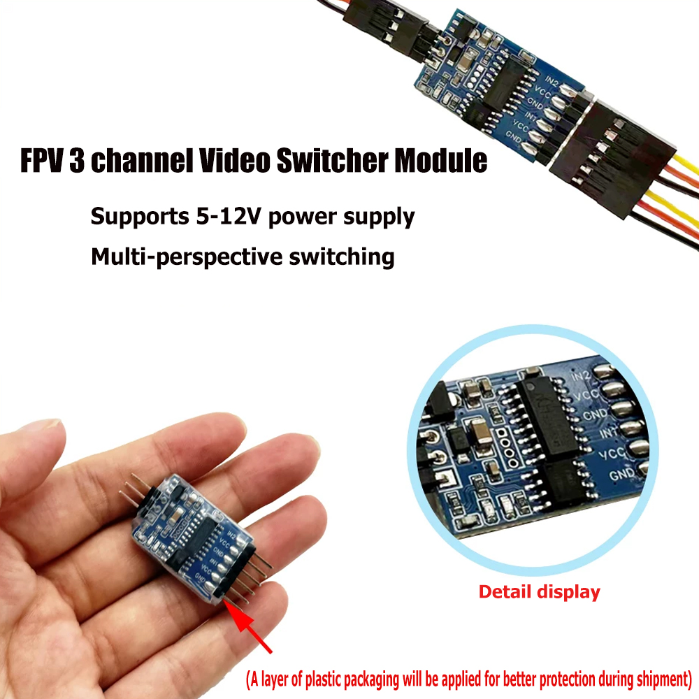 5.8G 3 Channel Video Switcher  - Drone Motor review and price