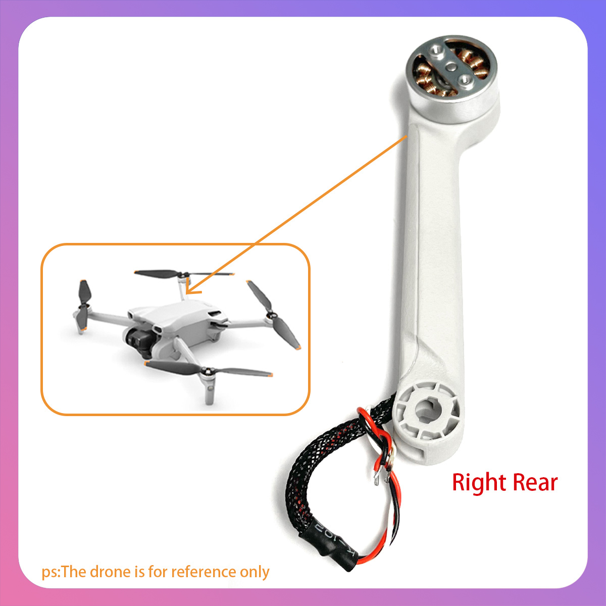 Original Mini3 front, rear, le - Drone Arm review and price
