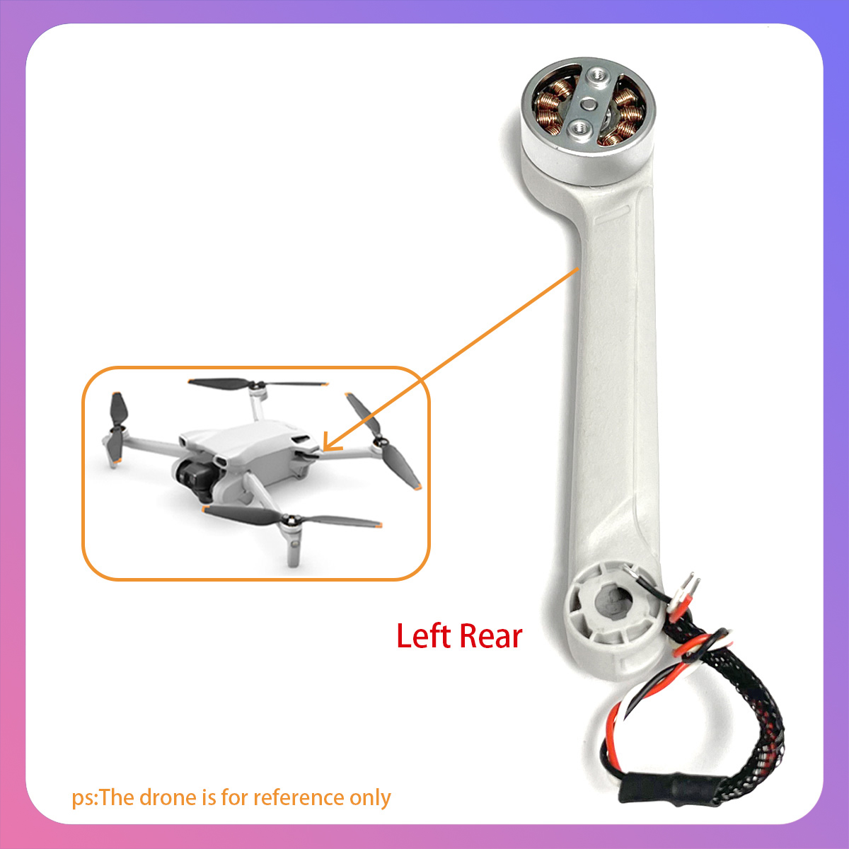 Original Mini3 front, rear, le - Drone Arm review and price