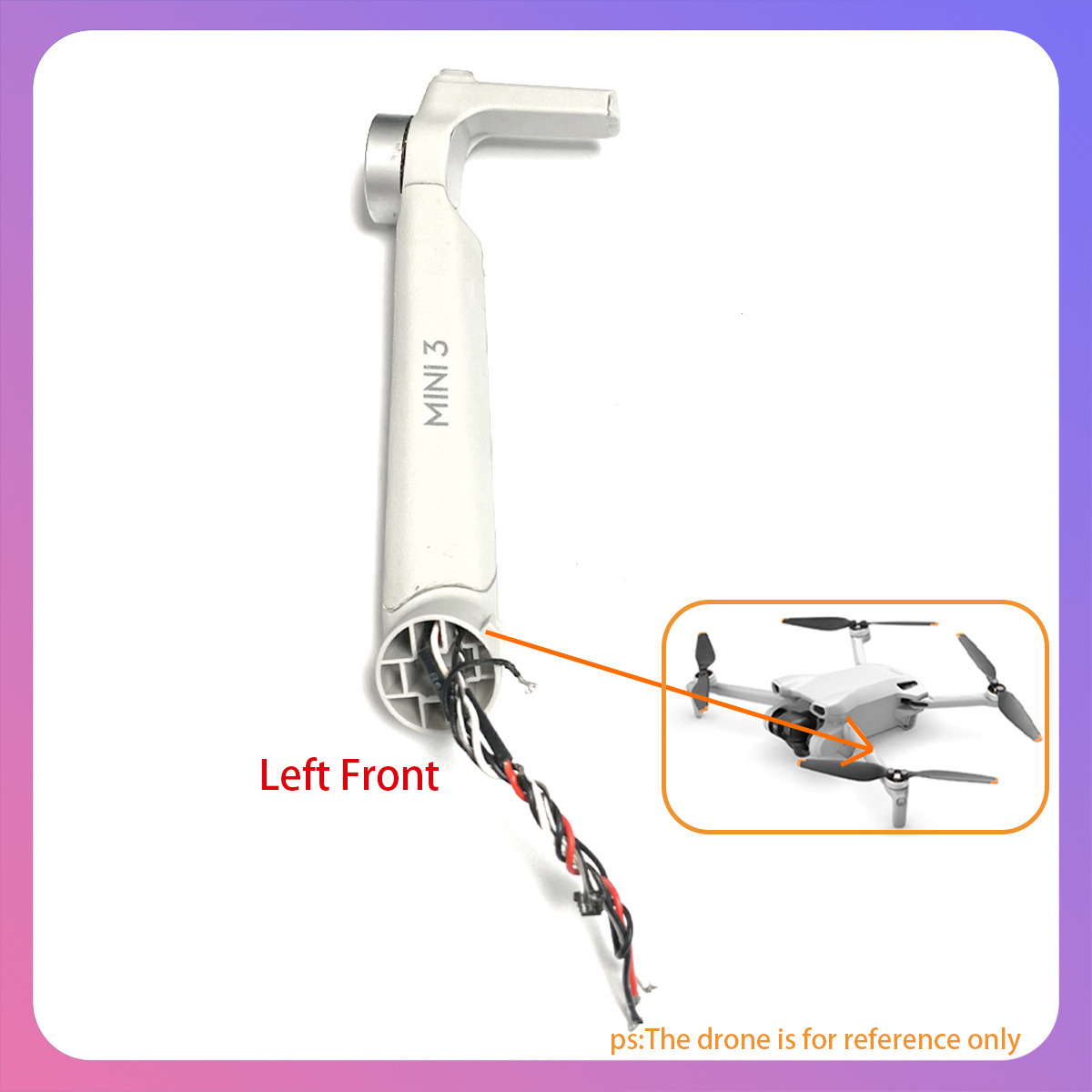 Original Mini3 front, rear, le - Drone Arm review and price