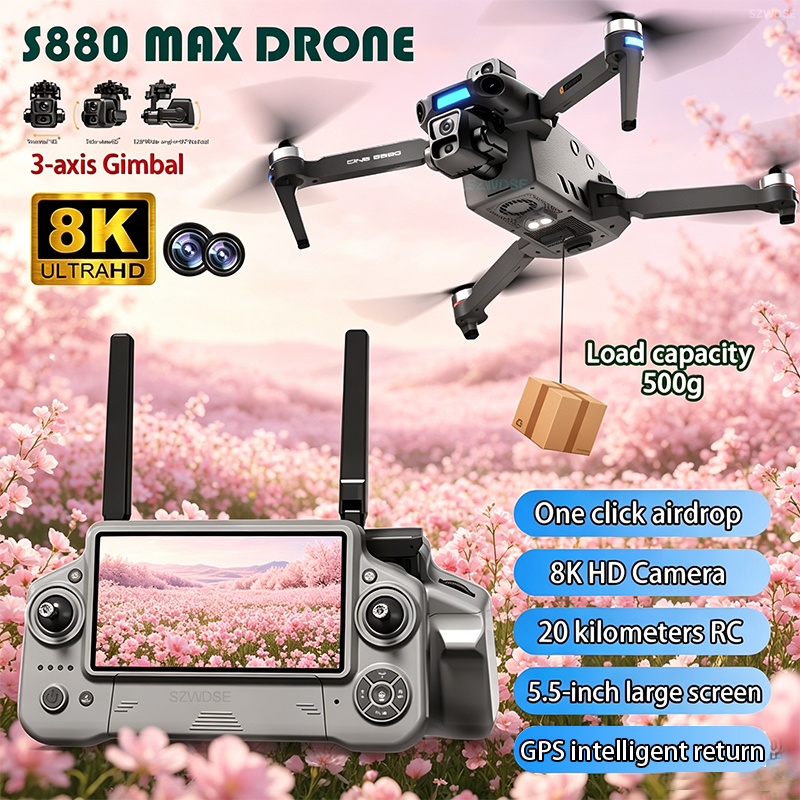 2026 New 8K Dual Camera Drone  - Drone Gimbal review and price