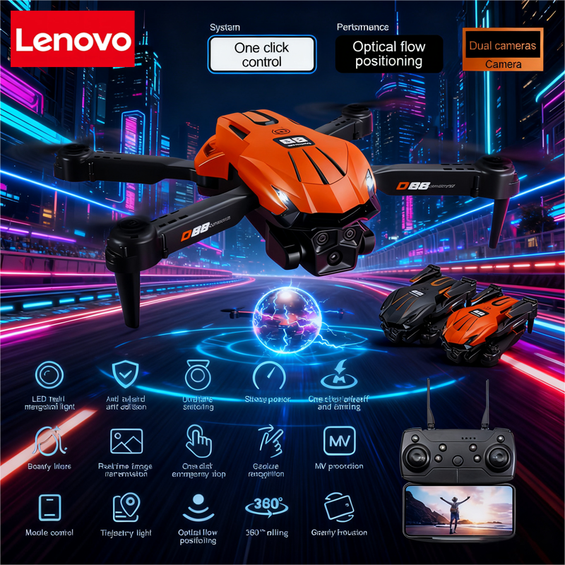 Lenovo D88 Drone 8K Aerial HD  - Drone Gps Mount review and price