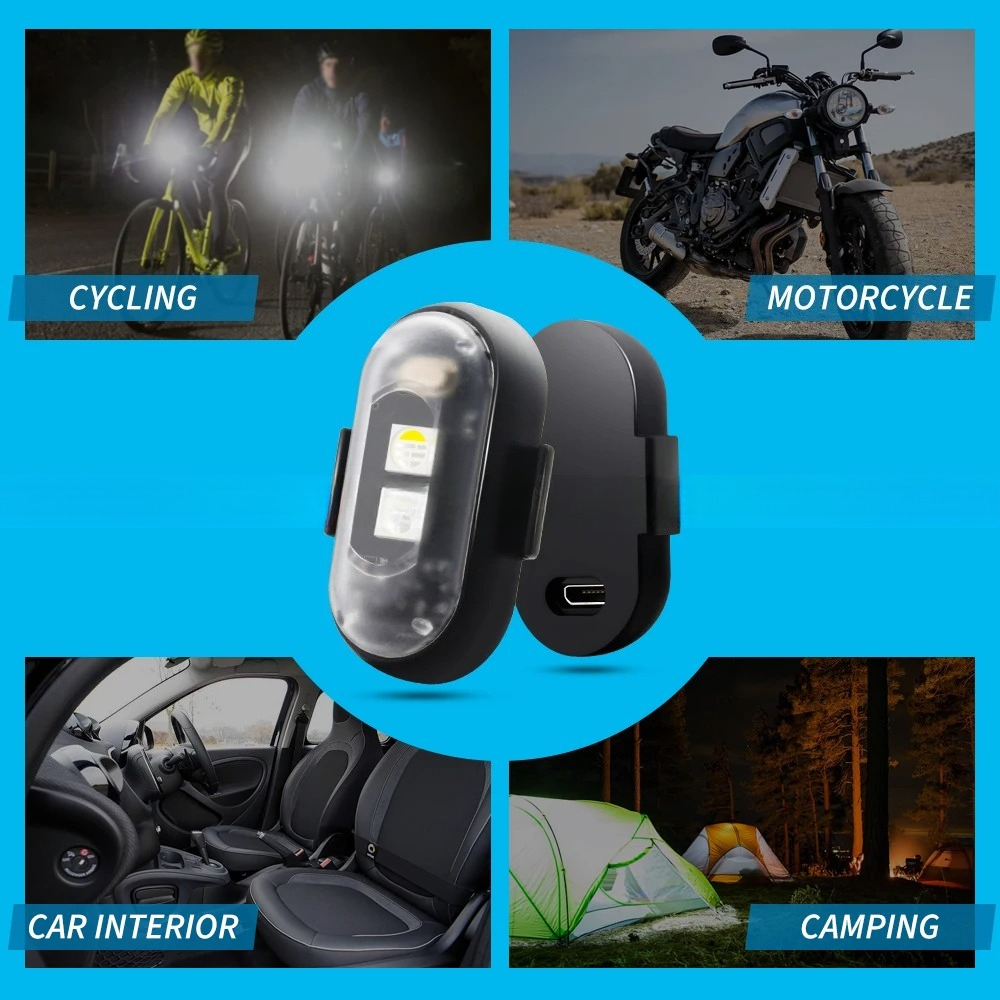 Motorcycle Strobe Light, APP C - Drone Led Light review and price