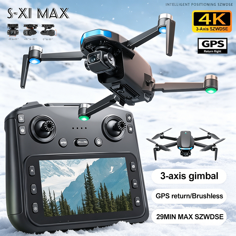 New S-X1 MAX Drone GPS 8K Prof - Drone Gimbal review and price