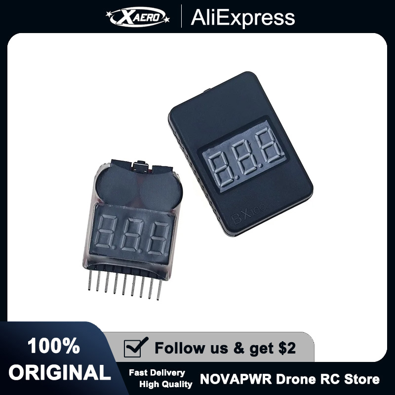 1-8S Battery Voltage Tester Al - Drone Buzzer review and price