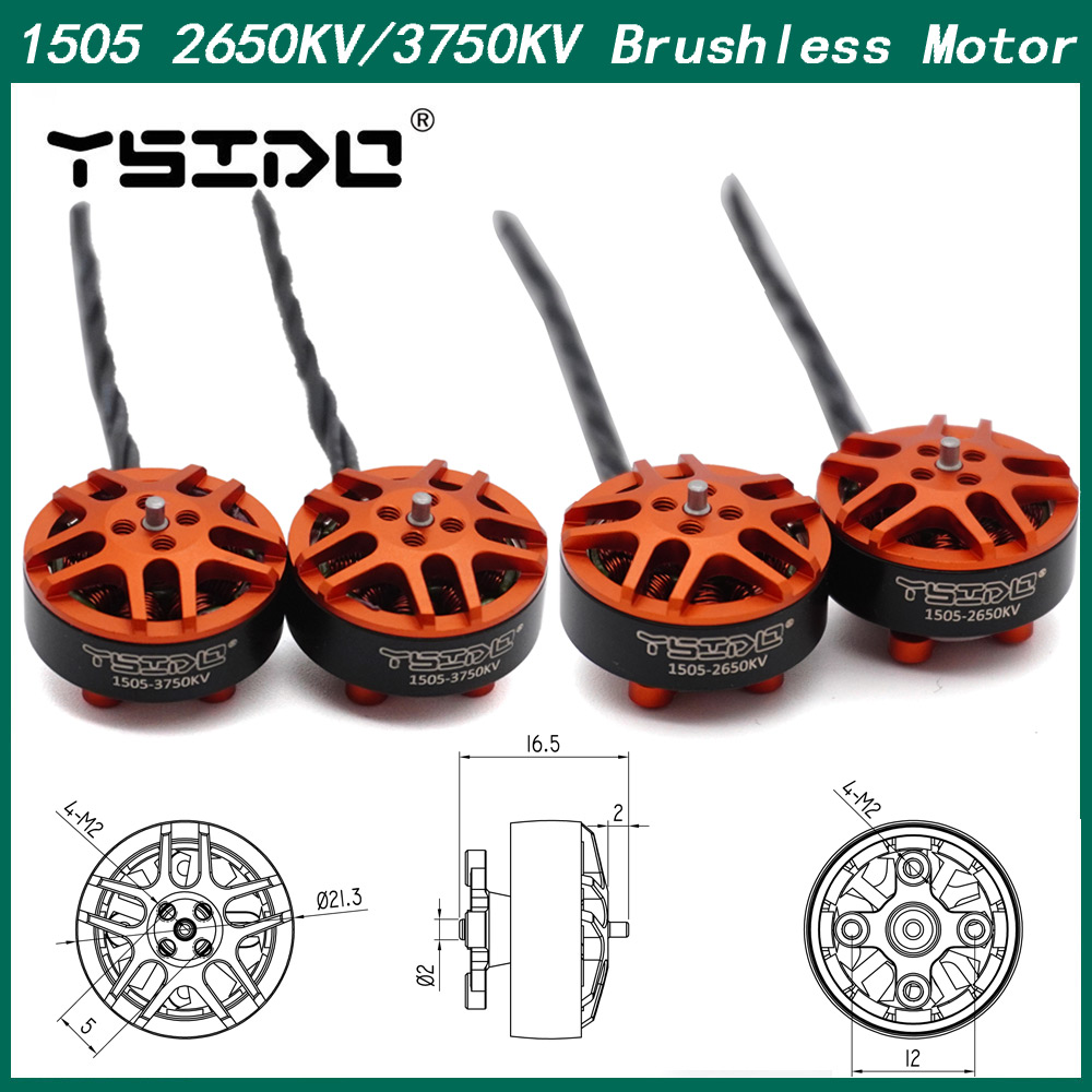 4PCS YSIDO 1505 2650KV 3750KV  - Drone Compass review and price