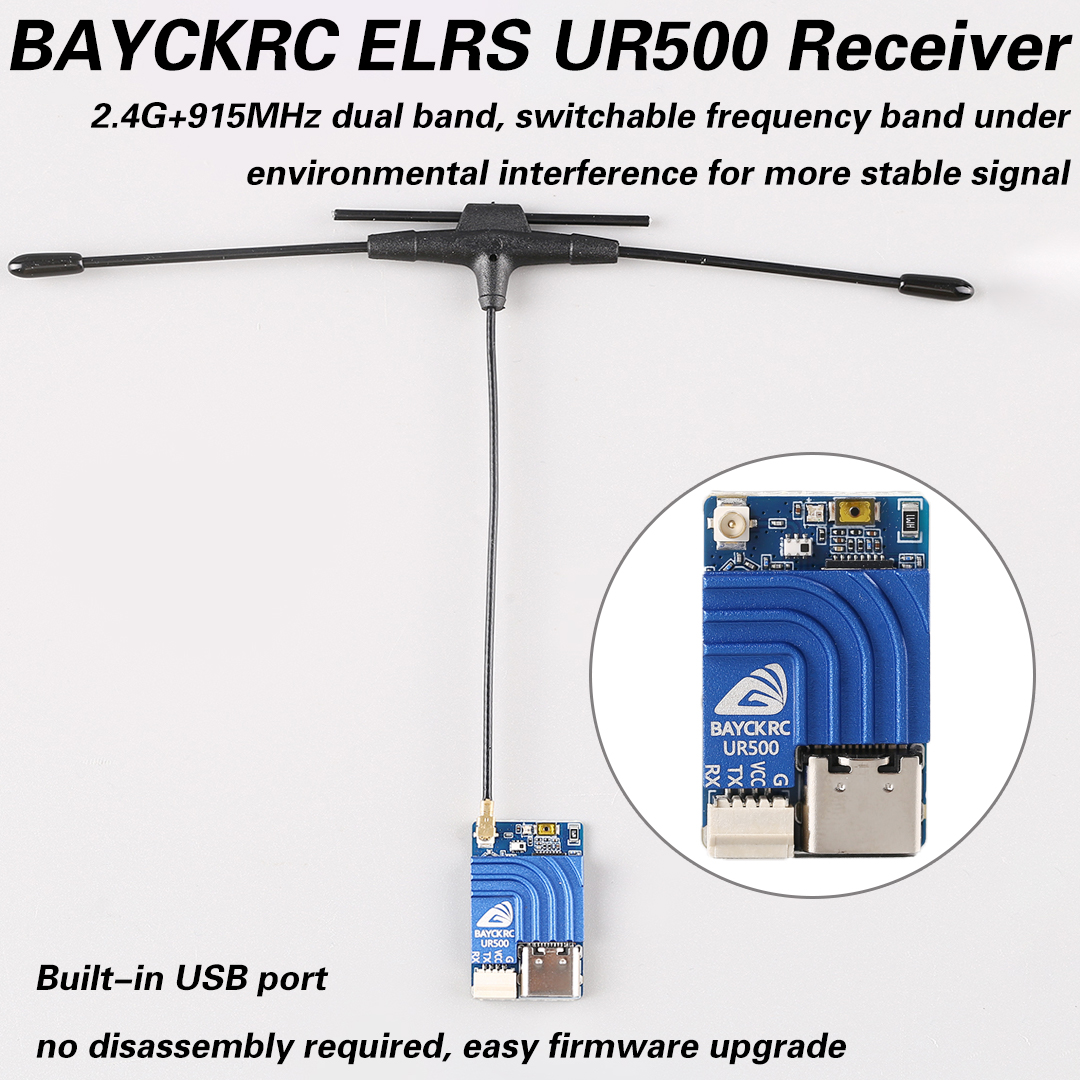 BAYCKRC UR500 ELRS RX 500mW Du - Drone Frame review and price