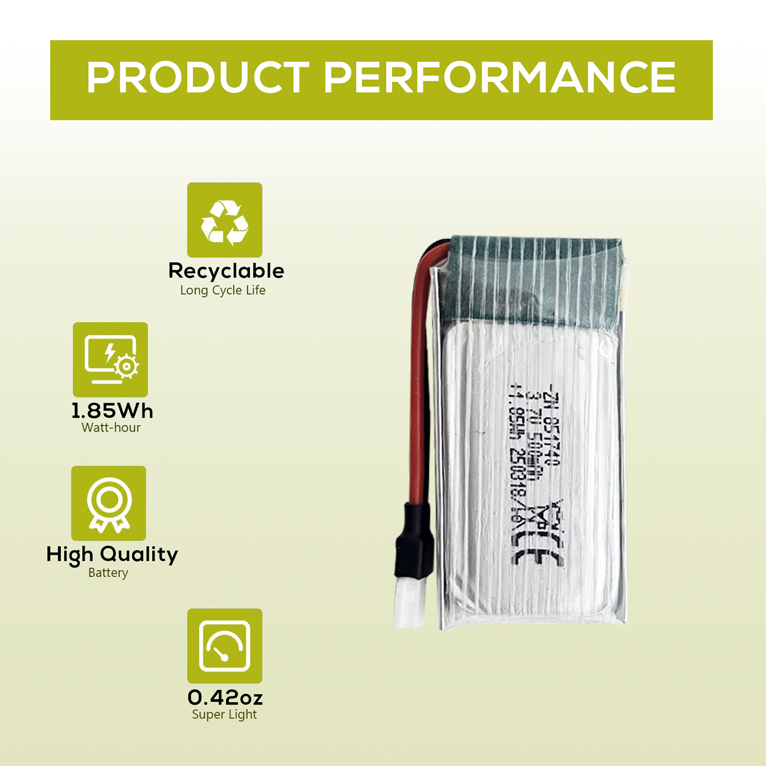 5Pcs 3.7V 500mAh LiPo Batterie - Drone Charger review and price