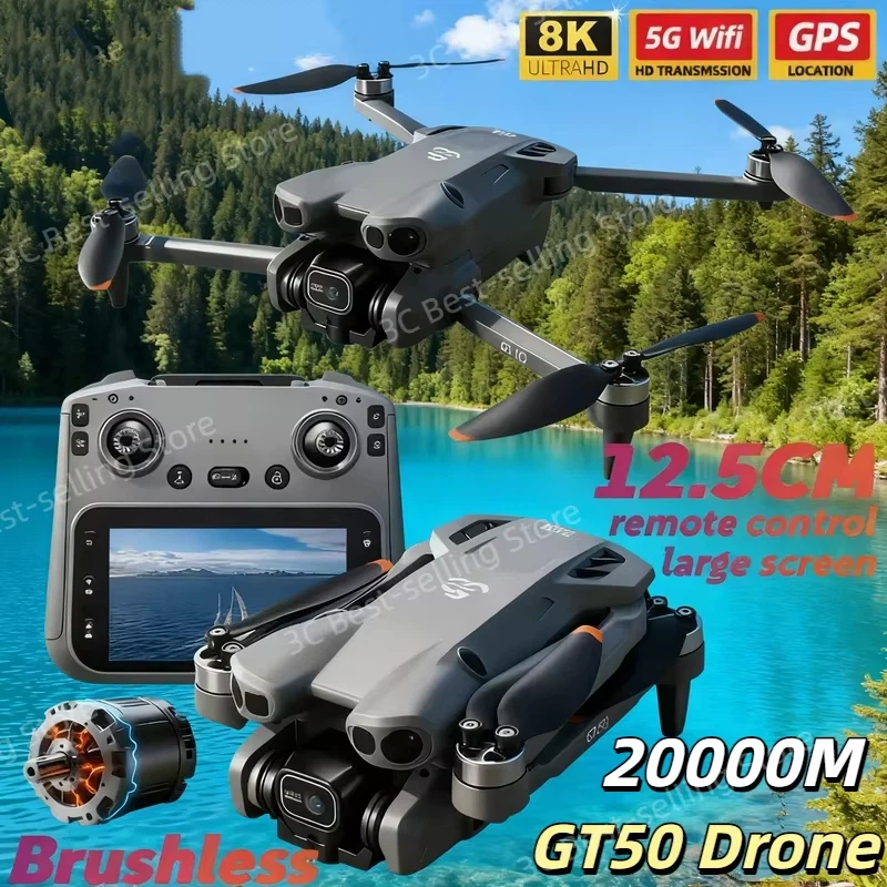 GT50 Mini Drone Dual Camera 8K - Drone Gps Mount review and price
